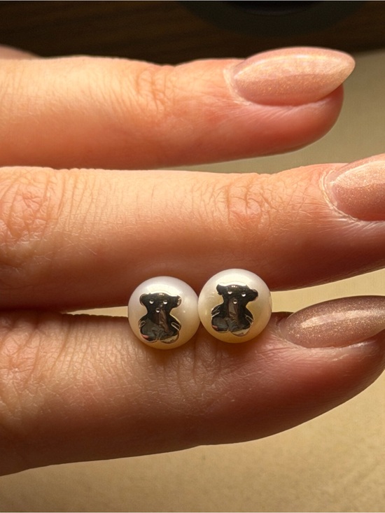 Tous Jewelry - Tous 925 Osito Freshwater pearl Stud Earrings